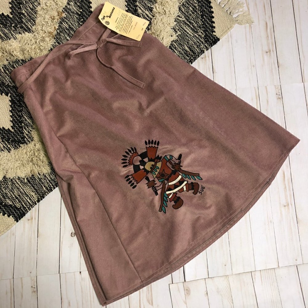 NWT Vintage Tops 'n Bottoms Southwest Wrap Skirt